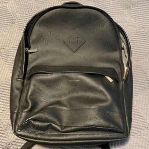Hook and Albert Chris Paul Collection Black Leather Backpack